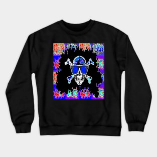 graffiti urban skull Crewneck Sweatshirt